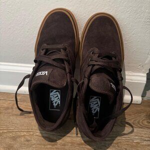 Vans Atwood Suede Sneakers Brown Gum Sole Mens Size 6.5 Excellent Condition